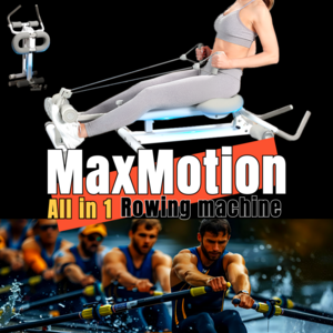 맥스모션 올인원 로잉머신 복근 운동기구 허리 코어 운동 홈트 실내 유산소, 맥스모션 pro