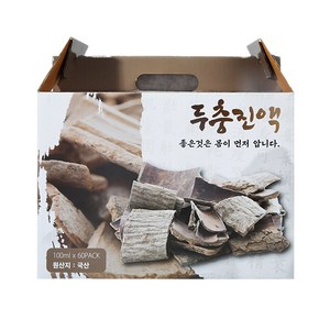 건강중심 두충나무즙 100ml 60포 두충 진액, 60개