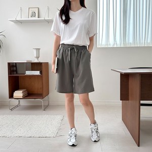 시원한 인견 밴딩 5부 반바지 남녀공용