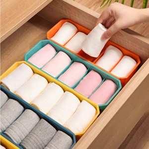 팡팡나래 서랍장 양말 ****** 수납 정리함, 4개, 민트스카이
