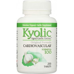 Kyolic Garlic Formula 100 Original Cardiovascular Formula (200 Tablets) 흑마늘진액100오리지널