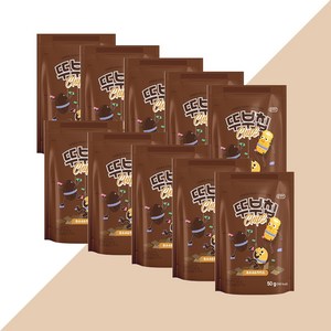 뚜부칩 옥수수카카오 두부과자 두부칩 과자 50g, 10개