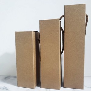 직사각 포장박스 (크라프트) (손잡이 포함)