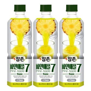 참존식품 파인애플7베이스 835ml, 3개