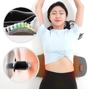 [Dr.ESCARE] 허리 베개 복부 온열 진동 마사지기 메모리폼, 1개