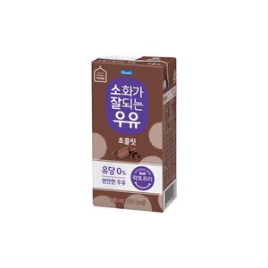 소화가잘되는우유 초콜릿, 190ml, 48개