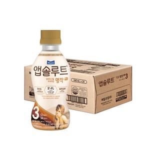 [매일유업] 앱솔루트 명작 액상분유 3단계(12~24개월) 2FL 24팩, 240ml, 24개