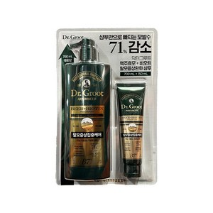 닥터그루트 탈모증상 집중케어 샴푸 700ml+150ml, 1개