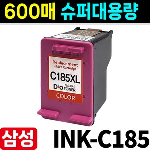 삼성 INK-M185XL 잉크 (800매 특대용량) INK-C185XL SL-J1680 SL-J1683 SL-J1685 SL-J1780W SL-J1780DW SL-J1785W, 1개, 컬러 디오토너 슈퍼대용량