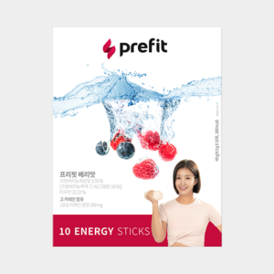 이시영의 에너지워터 프리핏 베리맛, 4.5g, 10개입