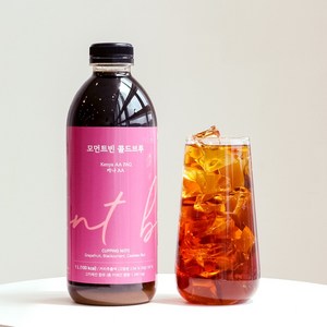 모먼트빈 프리미엄 콜드브루 1L 더치커피 원액 액상 커피 선물 답례품 케냐 AA