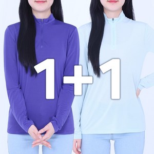 여름 쿨티셔츠 얇은 기능성티셔츠 1+1