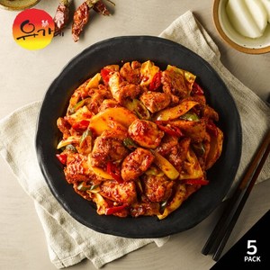 유가네 닭갈비 600g x 5팩, 5개