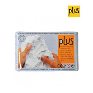 Sio-2 PLUS 칼라 찰흙 1kg 흰색, 1개