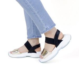 여성 바니플랫 banyflat 스탭 어글리 샌들