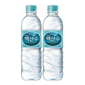 농심 백산수, 500ml, 80개