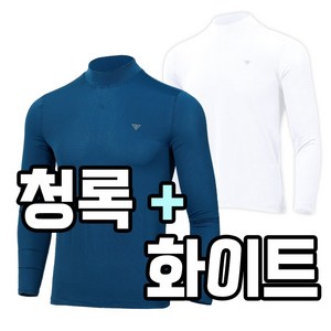 늑대와여우 (1+1)원플러스원 봄 여름작업복티 냉감 쿨 쿨론 티셔츠