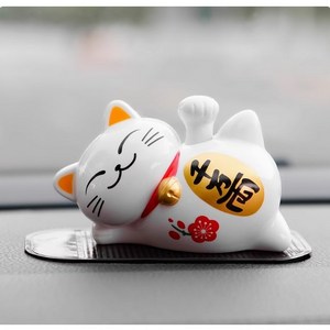 손흔드는 마네키네코 복고양이 노호혼-2종, 1개, 천만냥