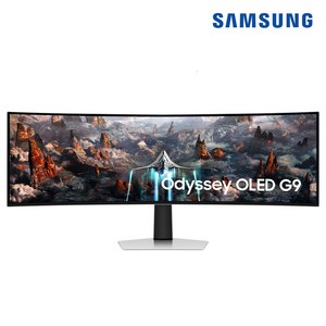 삼성전자 오디세이 OLED G9 S49CG934 49형 32:9 울트라와이드 게이밍 모니터 240hz 0.03ms, LS49CG934SKXKR