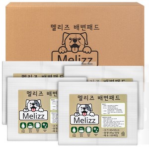 멜리즈 베이직 배변패드 16g, 4개, 100개입