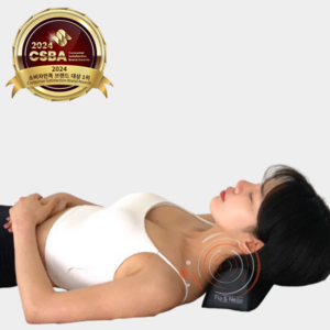 플로앤넬로 경추 목 마사지기, 1개, 블랙