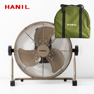 한일 캠핑선풍기 무선 탁상용 충전식 써큘레이터 14인치 브라운 탈부착식 보조배터리 차박 낚시 캠핑 DCF-HK400P, 카키/12인치