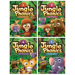Jungle Phonics(정글 파닉스) 1 2 3 4 교재 워크북 [선택 구매], 정글파닉스 3 (책)