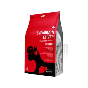 [14P+7P]메디코펫 강아지 고양이 덴탈껌 5종 데일리덴탈바 조인트 224g, 1통, 224ml, 아이브레인리버(눈&뇌&간)14P+7P증정