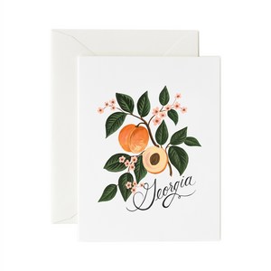 라이플페이퍼 Georgia Peach Card 일상 카드, 단품