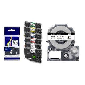 사은품증정 브라더 엡손 라벨테이프 호환 6mm 9mm 12mm 18mm 24mm, 브라더 6mm TZe-611 호환 노랑바탕/검정글씨