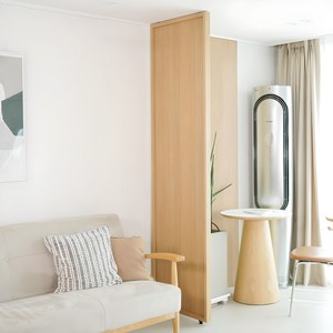 우드톡 무타공 가벽파티션 공간분리 인테리어 셀프 가벽 파티션 가림막 칸막이, 오크, CL100_337