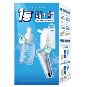 에스네이처 아쿠아 스쿠알란 세럼 50ml 기획(+50ml 리필+수분크림10ml), 1개