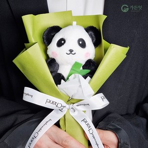 가든잇 귀여운 팬더 인형 꽃다발, 1마리