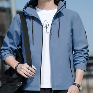 남성용 후드 캐주얼 바람막이