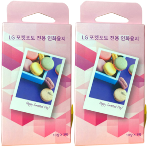 LG 포켓포토 전용 인화지, 일반인화지 2박스(60매), 60매