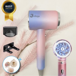 제이빌리지 신형 차이슨 헤어드라이어 5세대 저소음 고출력 음이온 최고급형, 드림핑크(1800W)가정용추천+콜라겐