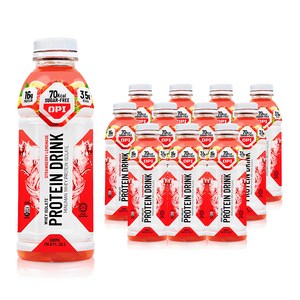 OPI 프로틴 드링크 워터 스트로베리 레몬에이드향, 12개, 500ml