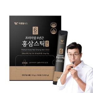 푸름웰니스 프리미엄 6년근 홍삼스틱 골드 12mg 100p, 1000g, 1개