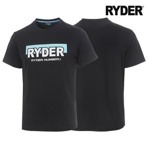 라이더 티셔츠 배드민턴 반팔 상의 남성 여성 기획 반팔티 블랙 2024RBT-1