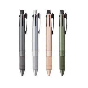 유니 제트스트림 0.5mm 4색볼펜+샤프 4+1 메탈 멀티펜, pink gold, 본상품선택