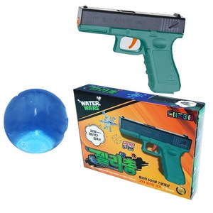 젤리총 젤리탄총 수정탄 개구리알 물총 수정토총 장난감총, 1개