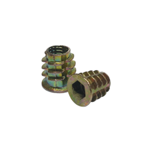 철 목재용인서트 와셔형 번데기너트 M4 x 10mm, M6, 13mm, 13개