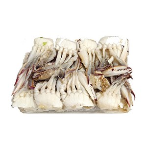 절단꽃게 S 450g (손질된 냉동꽃게 절단게), 1개