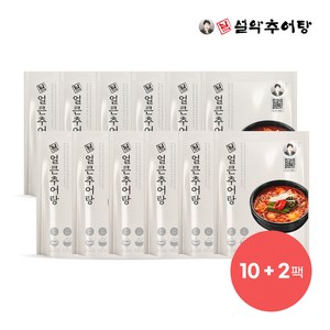 [KT알파쇼핑][남가네 설악추어탕] 얼큰이추어탕 450g 10팩+2팩(총 12팩), 12개