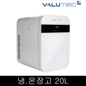 벨류텍 화장품 차량용 겸용 냉온장고 20리터 VR-020, VR-020(WHITE)