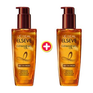 로레알파리 엑스트라 오디네리 헤어 오일 엑스트라 리치, 100ml, 2개
