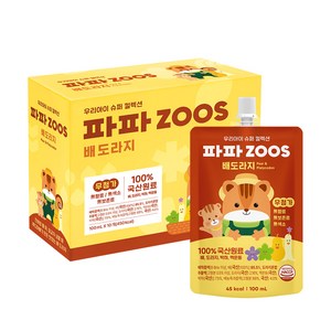파파아이 파파주스 배 도라지 100ml 10팩, 10개
