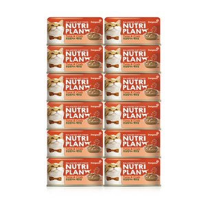 동원 뉴트리플랜 고양이 습식캔 48p, 흰살참치와 게맛살, 48개