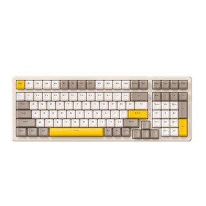 ZIYOULANG 축교환 LED 기계식 유선 키보드 K3MAX, 청축, 브라운, 청축