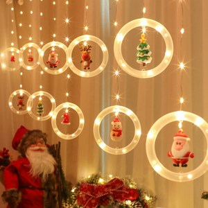 미리내 크리스마스 LED 조명 무드등 MRN-UC10, (미리내)LED 조명(동그라미)충전기 포함